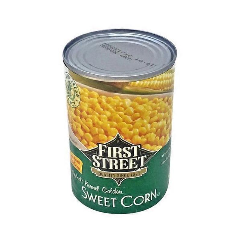 First Street Whole Kernel Golden Sweet Corn (15.25 oz) from Smart