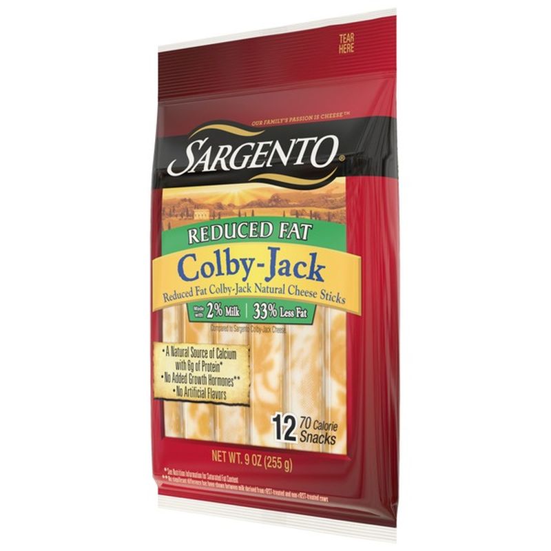Sargento® Reduced Fat ColbyJack Natural Cheese Snack Sticks (12 ct