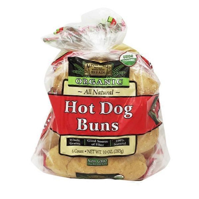 Alpine Valley Bread Organic Hot Dog Buns (10 oz) Instacart