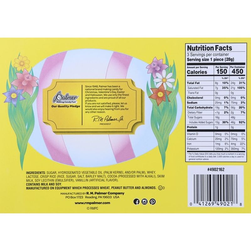 Palmer Chocolate, Double Crisp, Bunny Crisp (3 oz) Instacart