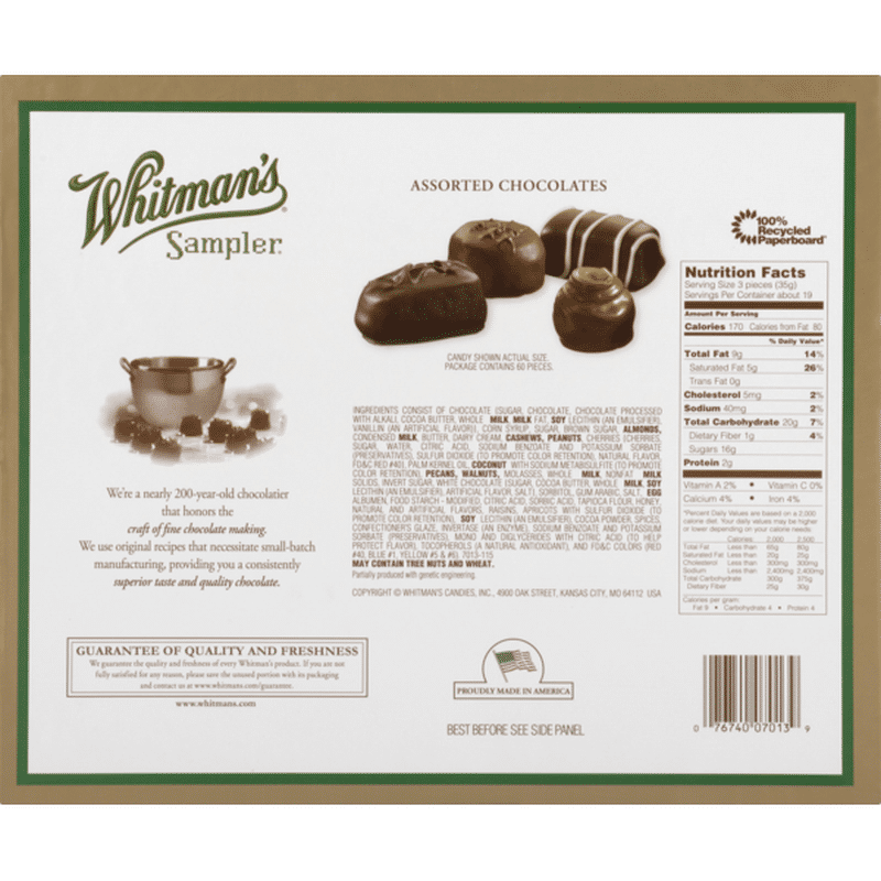 Whitman's Sampler Assorted Chocolates (24 Oz) From CVS Pharmacy ...