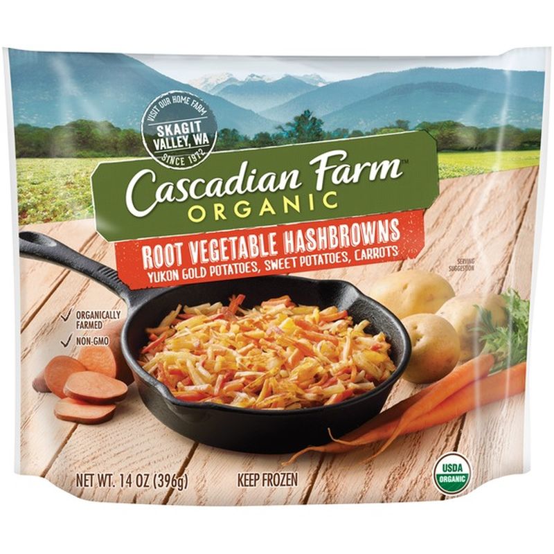 Cascadian Farm Organic Root Vegetable Hash Browns Fren NonGMO (12 oz