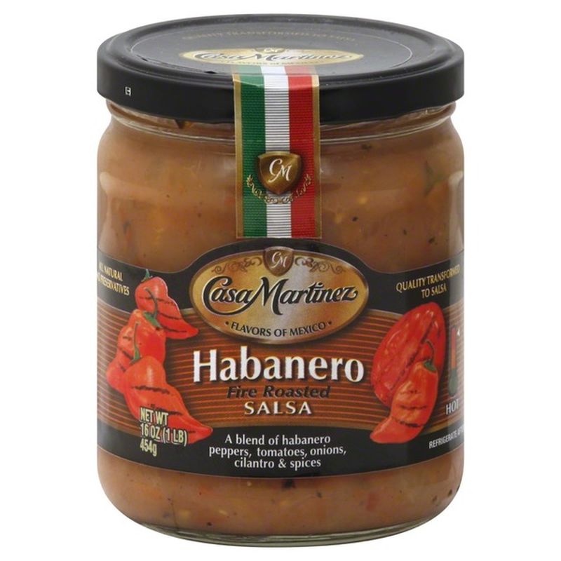 Casa Martinez Fire Roasted Salsa Habanero 16 Oz Instacart