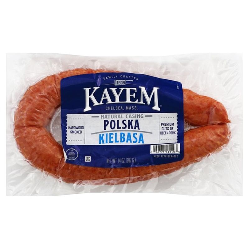 Kayem Kielbasa, Polska, Natural Casing (14 oz) Instacart