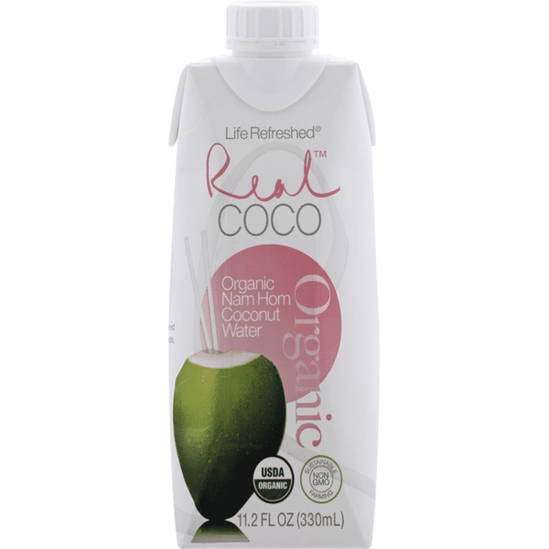 Coco Real Coconut Water, Organic, Nam Hom (11.2 oz) Instacart