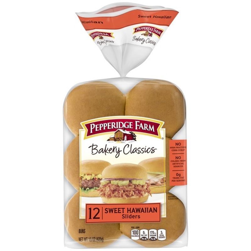 Pepperidge Farm® Sweet Hawaiian Slider Buns (15 oz) - Instacart