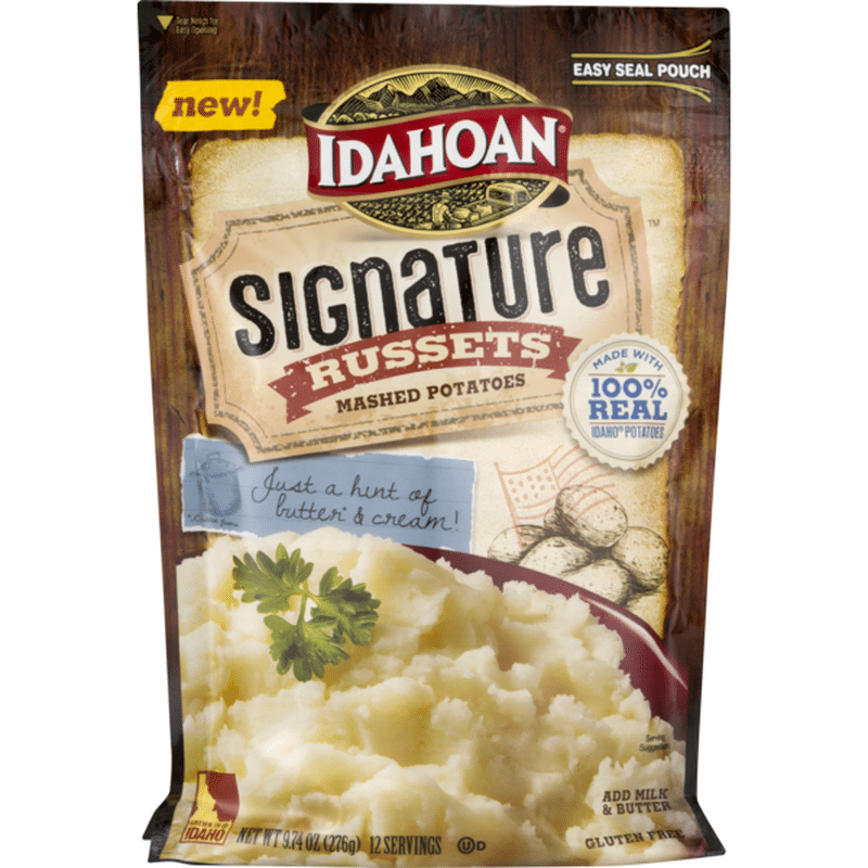 Idahoan Signature Russets Mashed Potatoes (9.74 oz) Instacart