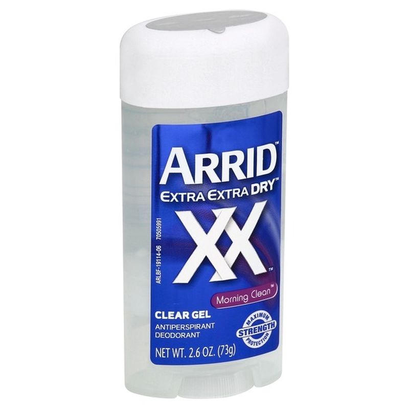 Arrid Xx Extra Extra Dry Clear Gel Antiperspirant Deodorant, Morning