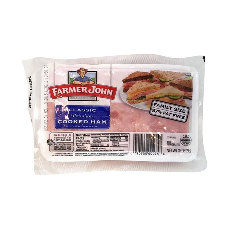 Farmer John Classic Cooked Ham (32 oz) from Smart & Final - Instacart