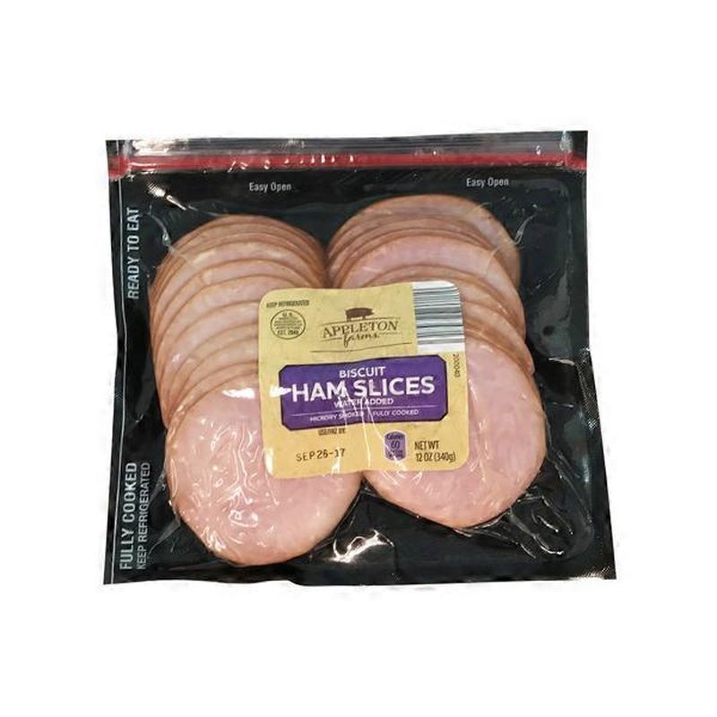 Appleton Farms Biscuit Ham Slices (12 oz) Instacart
