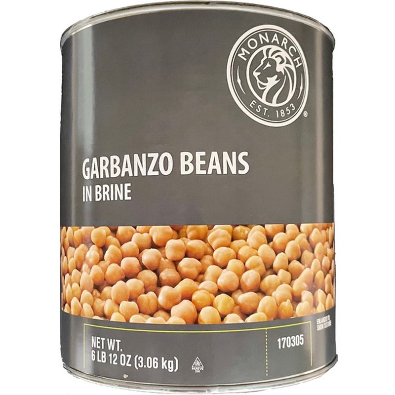 Monarch Fancy Garbanzo Beans in Brine (108 oz) Instacart