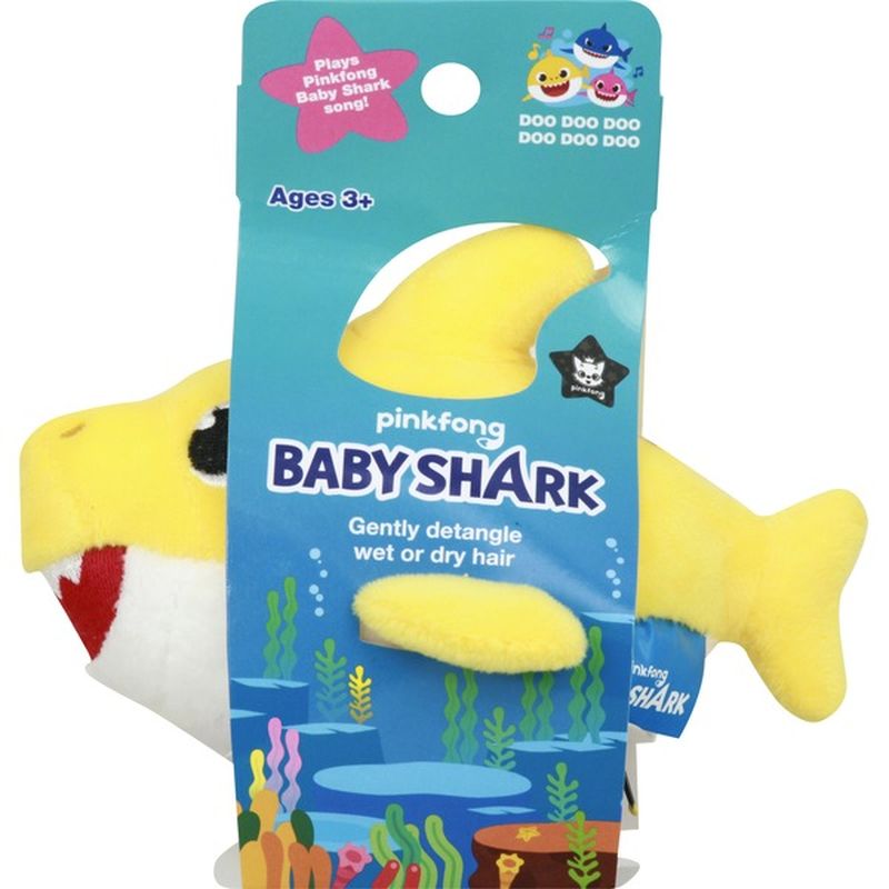 baby shark hair brush