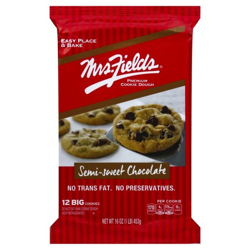 Mrs. Field's Premium Cookie Dough Semi-Sweet Chocolate (16 oz) from ...