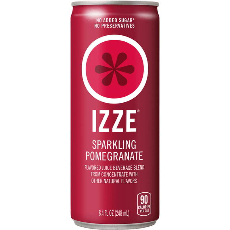 Izze Juice Beverage, Sparkling Pomegranate (8.4 oz) Delivery or Pickup ...