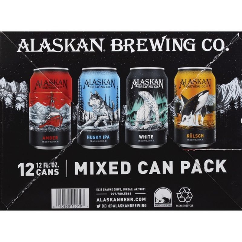 Alaskan Amber Beer, Mixed Can Pack (12 each) from BevMo! Instacart