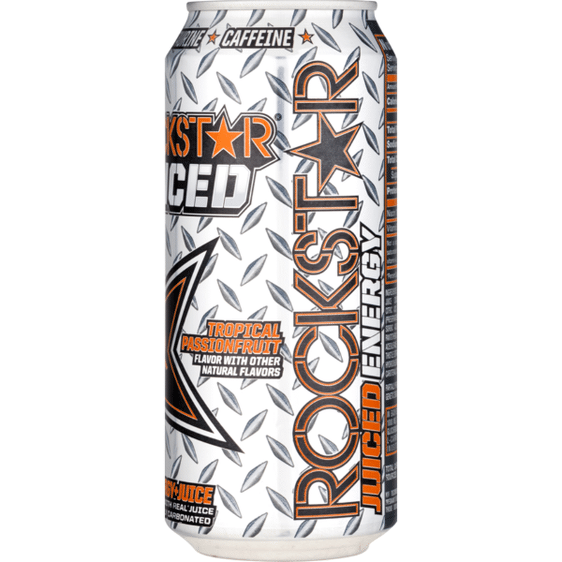 Rockstar Juiced Energy Drink Tropical Passionfruit (16 fl oz) from