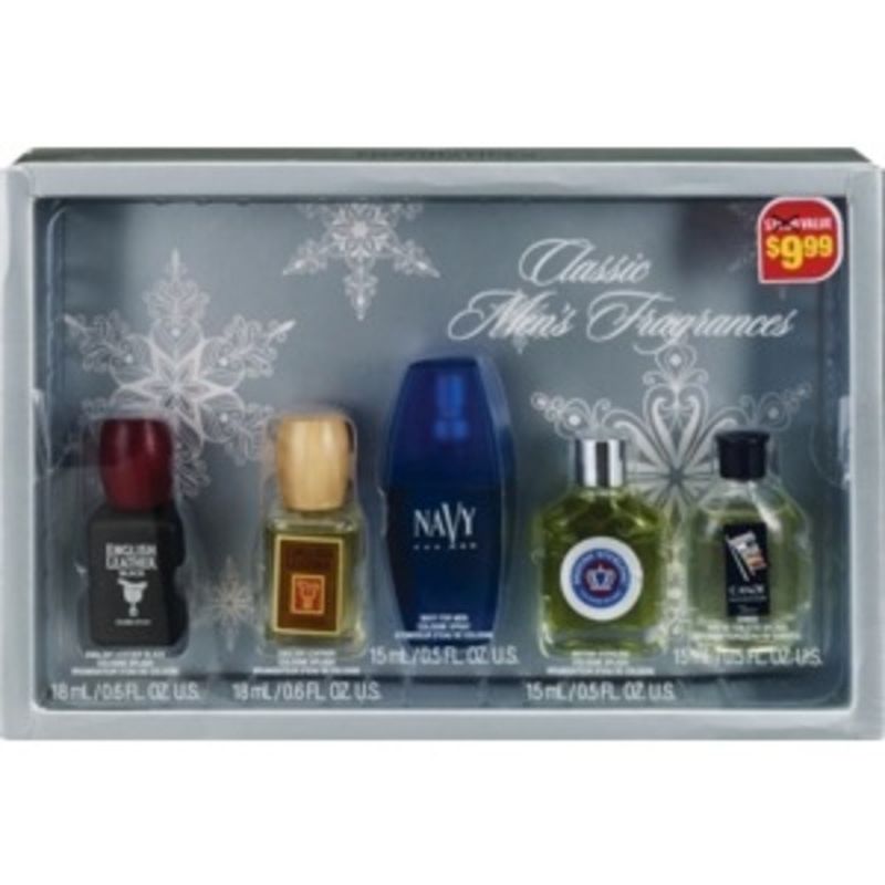 Dana Classic Fragrances Men's 5-Piece Fragrance Gift Set