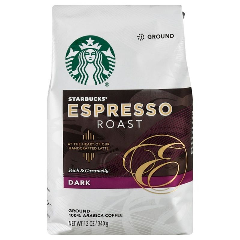 Starbucks Dark Roast Ground Coffee — Espresso Roast (12 oz