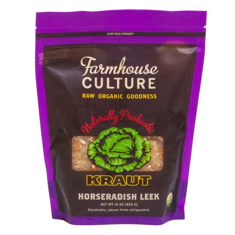 Farmhouse Culture Organic Horseradish Leek Kraut