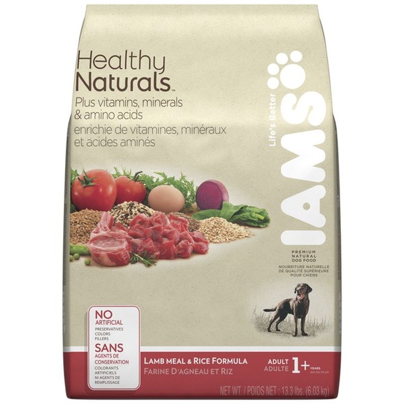 Iams healthy naturals chicken & outlet barley dry dog food