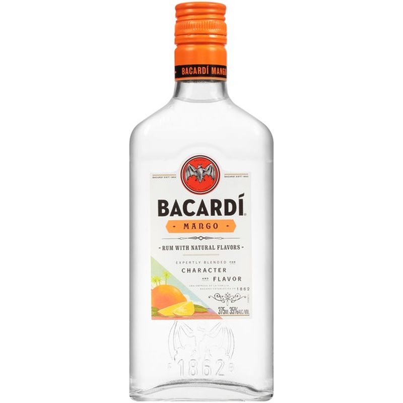 Bacardi Mango Rum (375 ml) Instacart