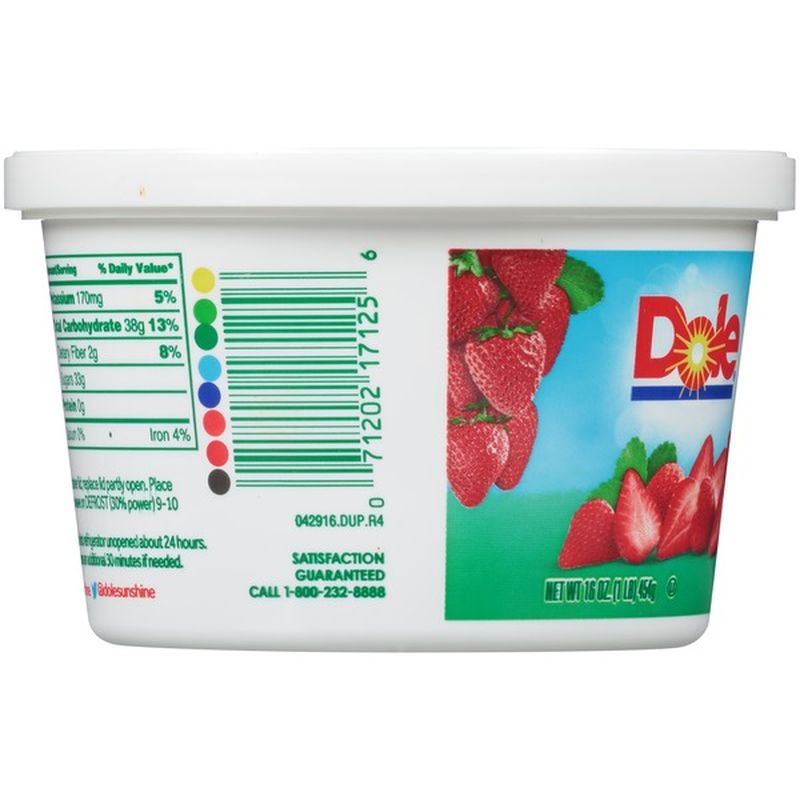 Dole Sliced In Sugar Strawberries (16 oz) Instacart