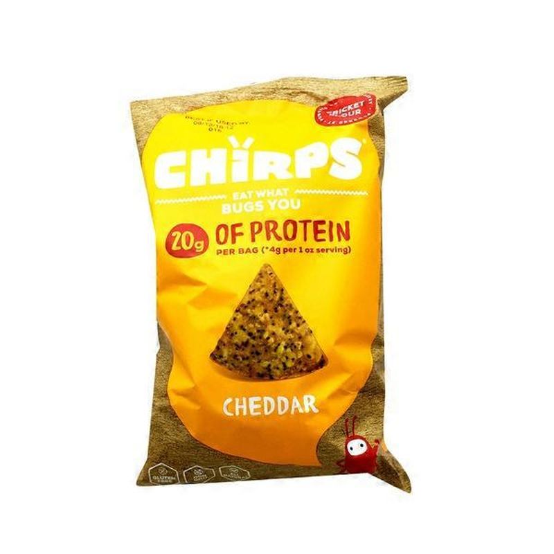 Chirps Cheddar Cricket Chips (5 oz) - Instacart