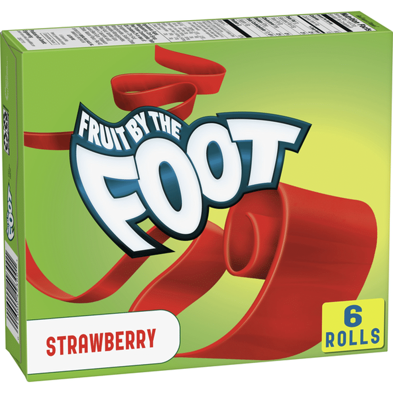 Fruit by the Foot Fruit Snacks, Strawberry, 6 Count (4.5 oz) - Instacart