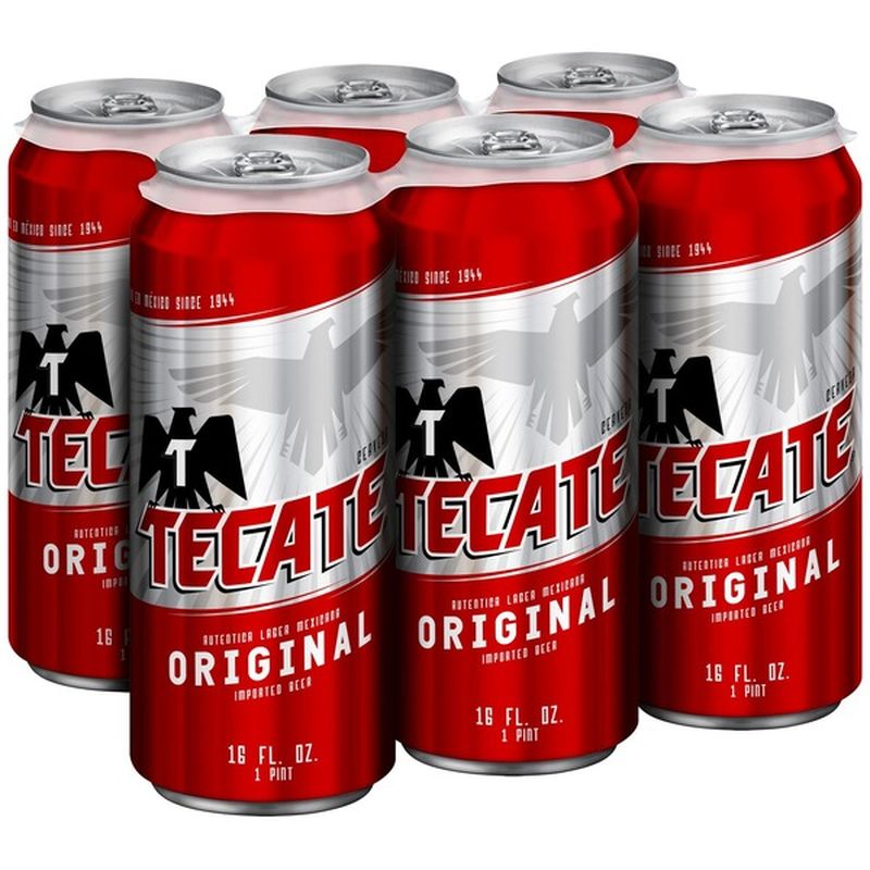 Tecate Original Mexican Lager Beer (16 fl oz) Delivery or Pickup Near Me Instacart