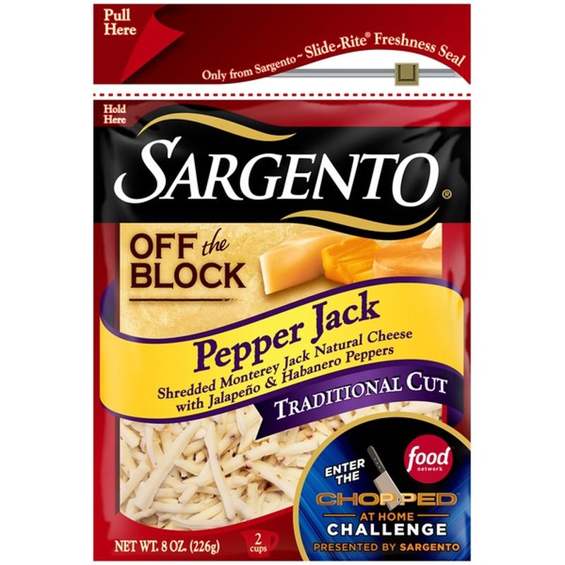 Sargento Pepper Jack Traditional Cut Shredded Cheese (8 oz) Instacart