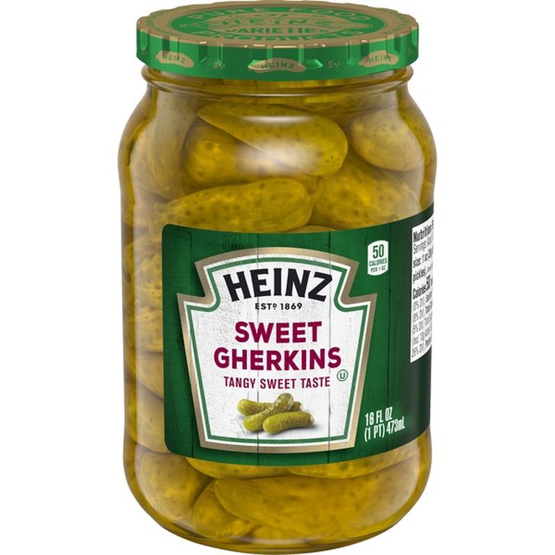 Heinz Premium Sweet Gherkins Pickle (16 fl oz) Instacart