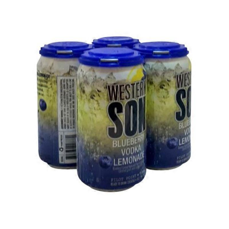 Western Son Distillery Blueberry Vodka Lemonade (12 fl oz) - Instacart