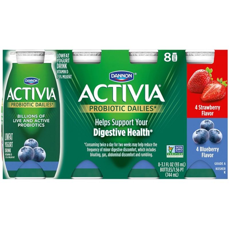 Activia Probiotic Dailies Lowfat Yogurt Drink Variety Pack