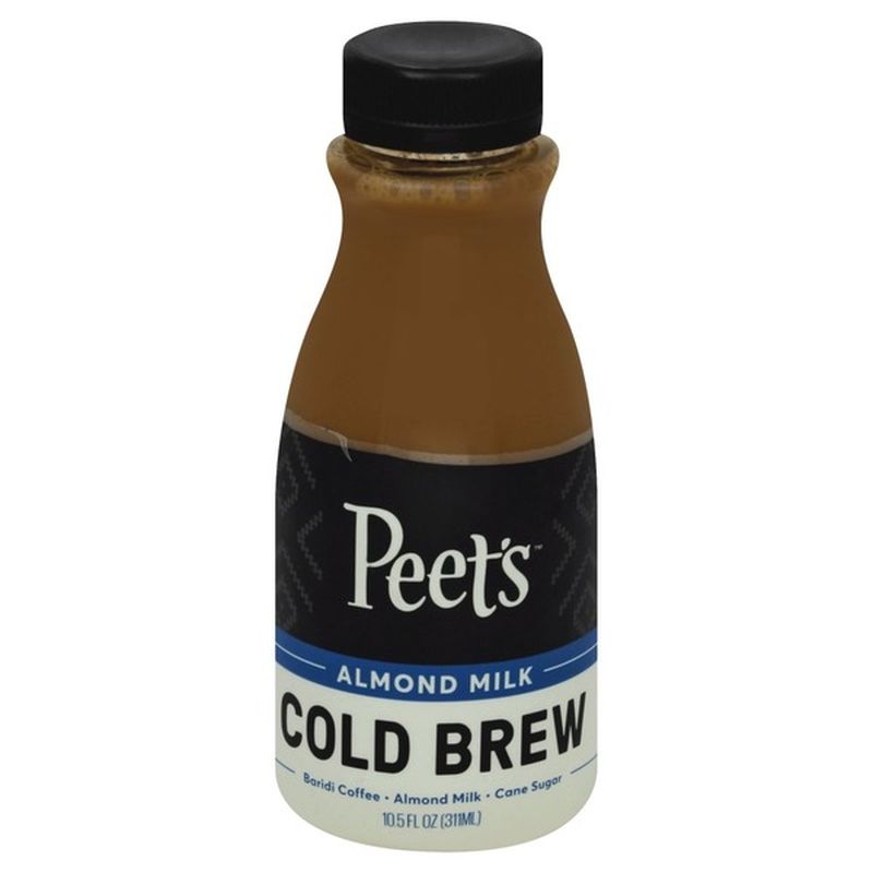 Peet's Coffee Almond Milk Cold Brew Coffee (10.5 fl oz) Instacart