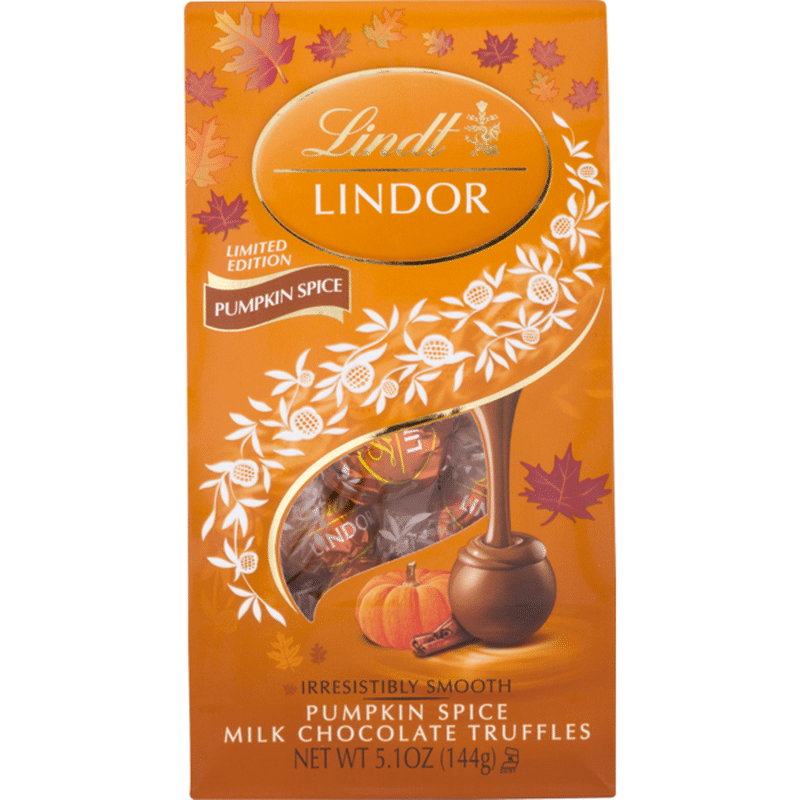 Lindt Lindor Milk Chocolate Truffles Pumpkin Spice 5 1 Oz Instacart Lindt Lindor Milk Chocolate Truffles Pumpkin Spice 5 1 Oz Instacart