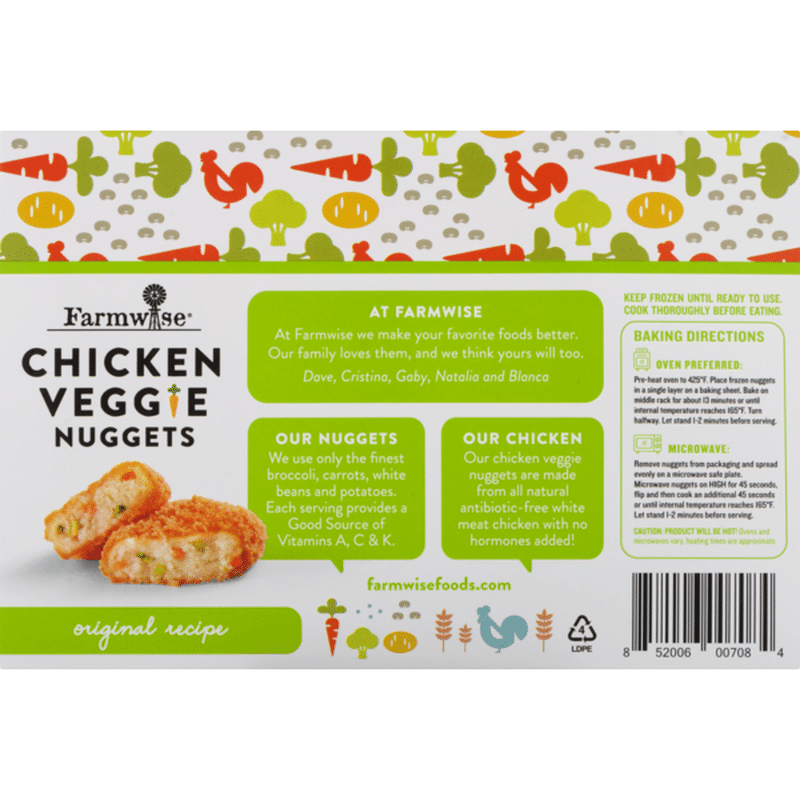 Farmwise Chicken Veggie Nuggets (8 oz) Delivery or Pickup Near Me