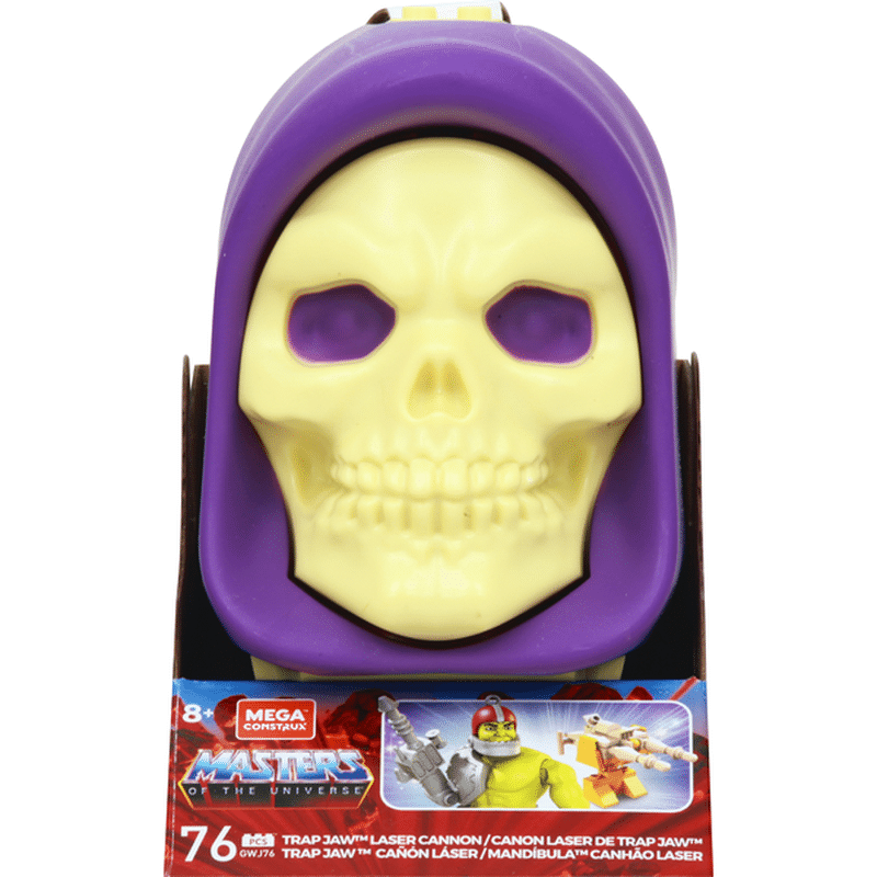 mega construx trap jaw laser cannon