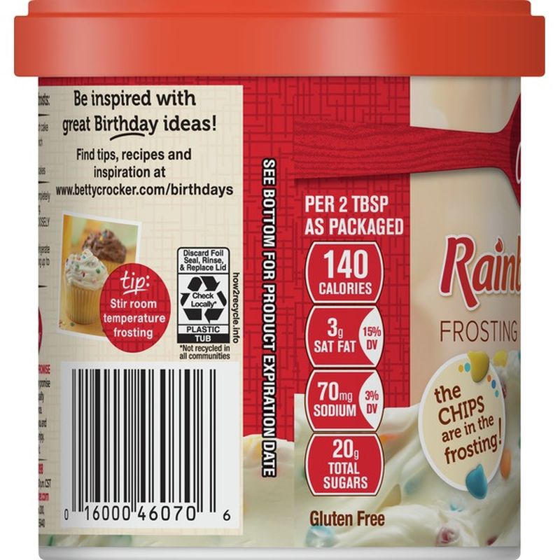 Betty Crocker Frosting, Original, Rainbow Chip (16 oz) from Albertsons Instacart