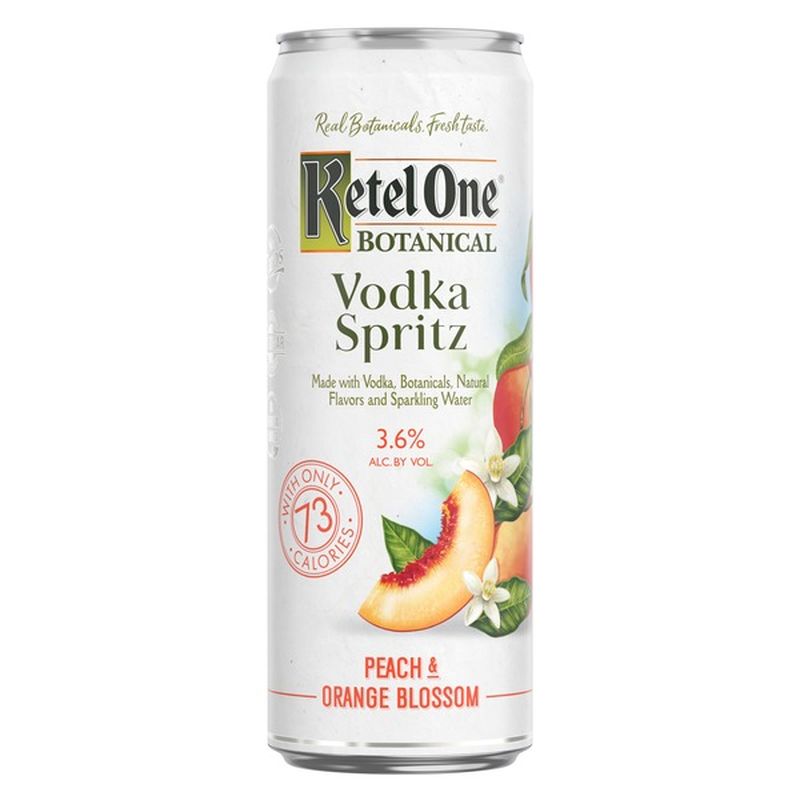 Ketel One Vodka Spritz Peach Orange Blossom 12 Fl Oz Instacart