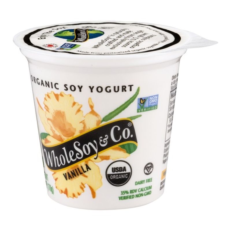 WholeSoy & Co. Organic Soy Yogurt Vanilla (6 fl oz) Instacart