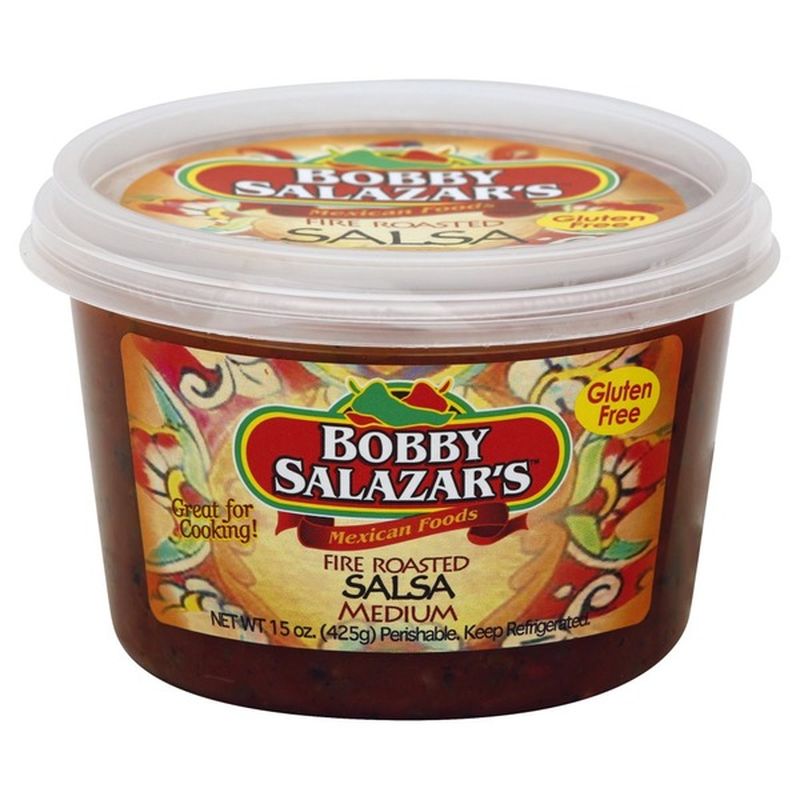 Bobby Salazars Salsa, Fire Roasted, Medium (15 oz) from FoodsCo - Instacart