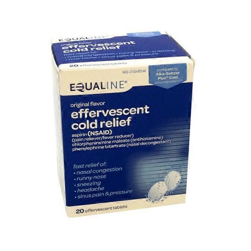 Equaline Original Flavor Effervescent Cold Relief (20 ct) Delivery or
