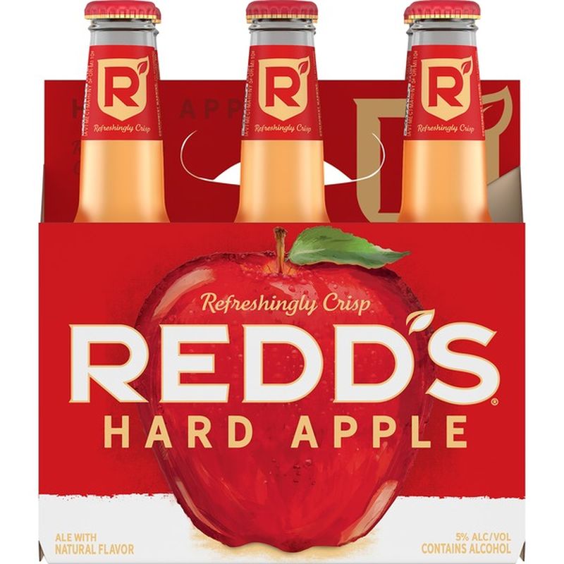 Redd's Hard Apple Beer Bottle (12 fl oz) Instacart