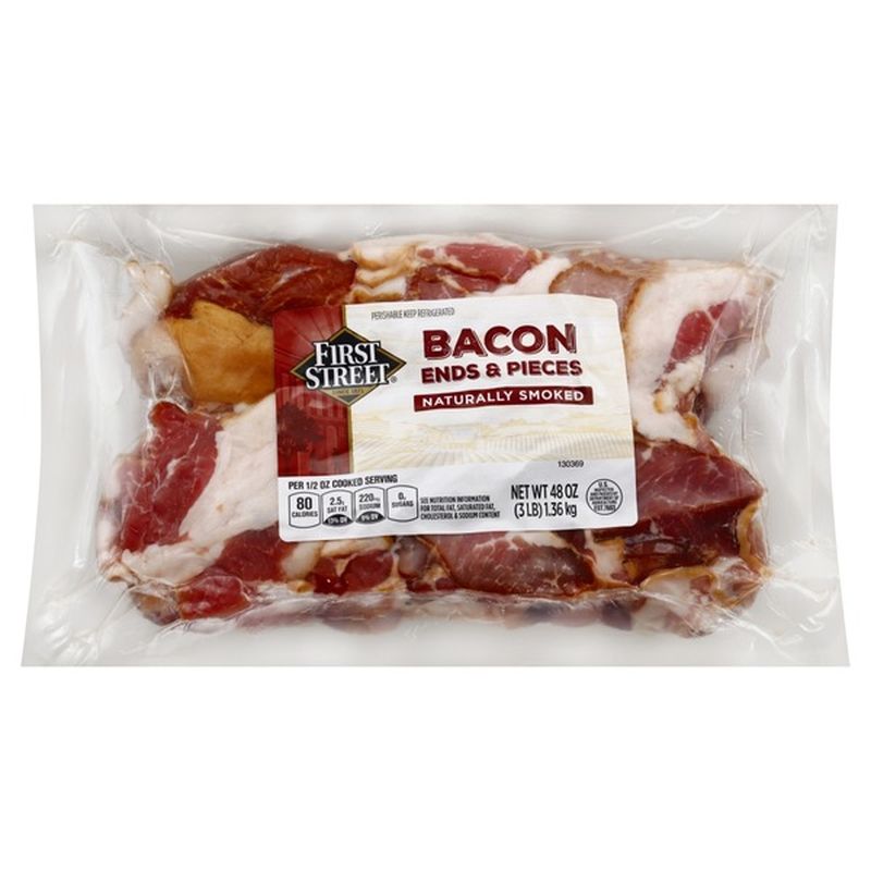 First Street Smoked Bacon Ends & Pieces (3 lb) Instacart