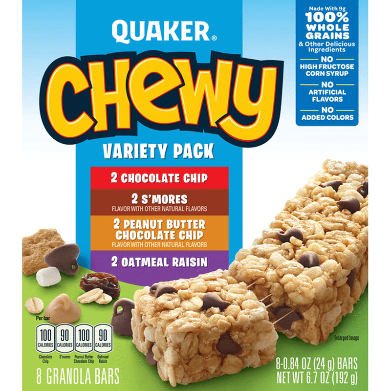 Quaker Chewy Granola Bars Variety Pack 8 Ct From Publix Instacart