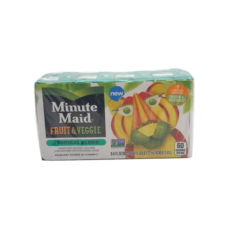 Minute Maid Tropical Blend Fruit & Veggie Juice Drink (6 fl oz) from