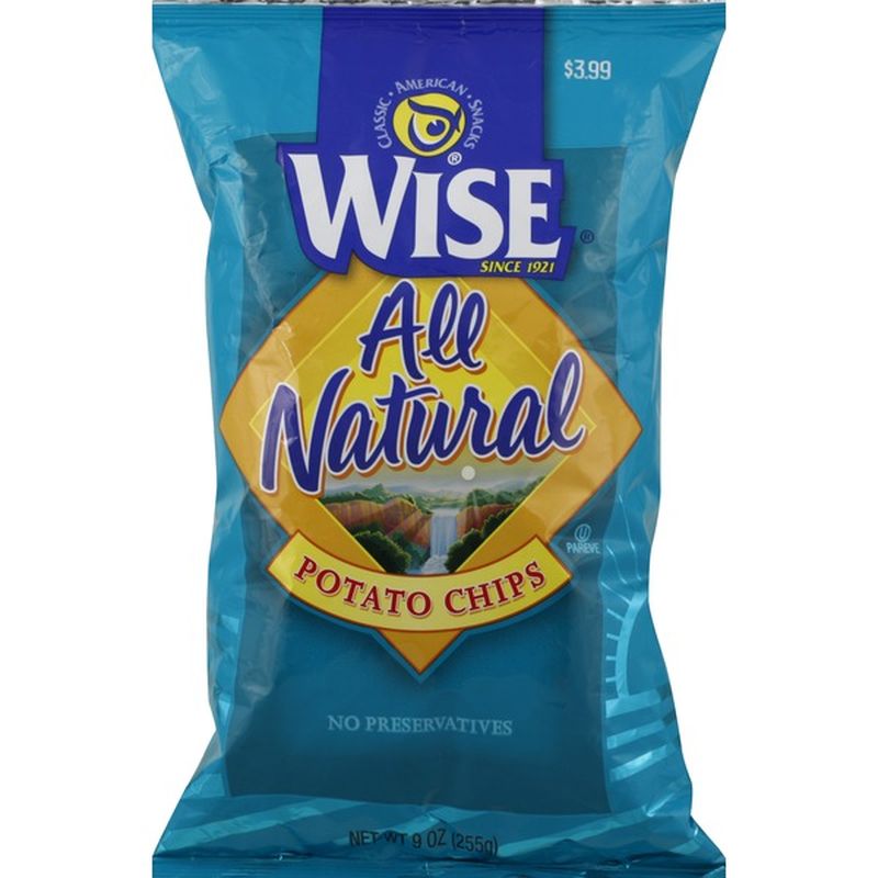 Wise Potato Chips Golden Original 9 Oz Instacart 8394