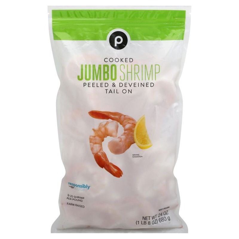 Publix Shrimp, Jumbo, Cooked (24 oz) Instacart