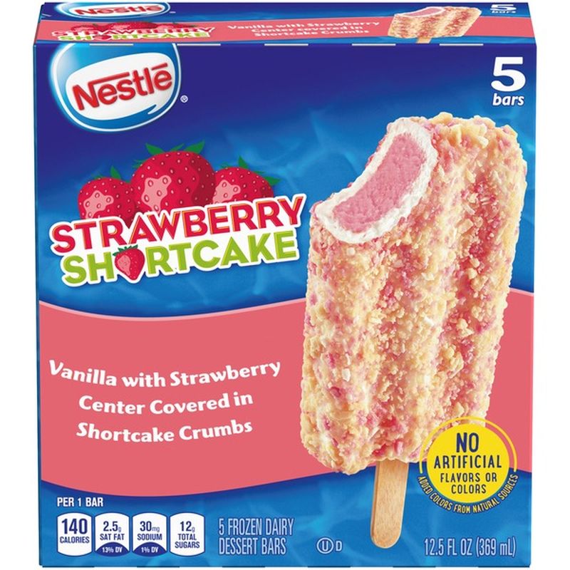 Nestle Strawberry Shortcake Ice Cream Bars
