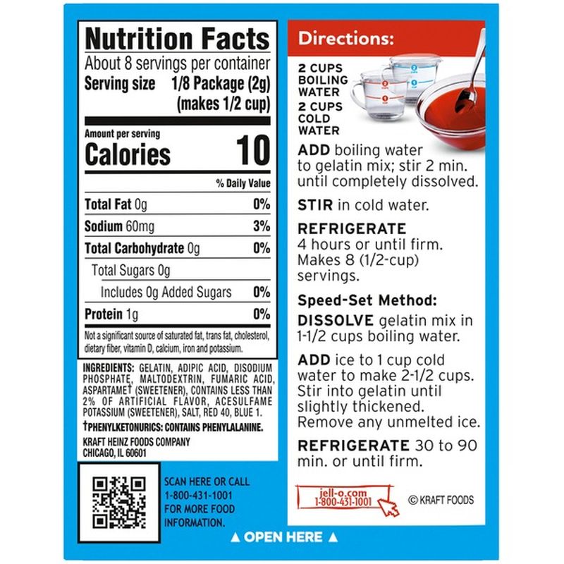 Sugar Free Jello Nutrition Asking List